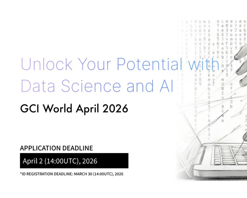 Prazo ampliado 02 ABRIL 2026: Inscrições abertas para programa internacional gratuito em IA e Ciência de Dados